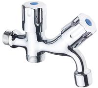 Cornat TEC304904 Vanne combinaison pour machine à laver 1/2'' Chromé