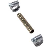 Cornat TEC308400 Raccord à vis pour tuyaux avec deux colliers 3/8''