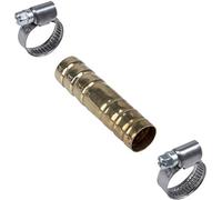 Cornat TEC308401 Raccord à vis pour tuyaux avec deux colliers 1/2''