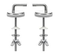 Cornat TEC364991 Charnières de fixation pour Abattant WC, inox pour abattants en bois à partir de l'année de construction 2011, 1 pièce