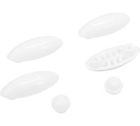 Cornat TEC365040 Jeu de tampons pour abattant WC Cornat Ticino - Plastique - Amortisseurs - Pièces de rechange - Accessoires - Blanc