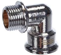 Cornat TEC386101 Coude 1/2'', Filetage Femelle/mâle, chromé, Multicolore