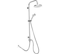Cornat TECBW3413 Round Neo Colonne de douche ronde avec 5 types de jets : normal, doux et massant