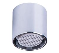 Cornat TECWS500 M16 x 1 Joint de filetage interne adapté pour les raccords standard Laiton argenté Aérateur Mélangeur Buse 70% d'économie d'eau 1 pièce