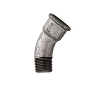 Cornat VFB4034 Raccord coude 45° galvanisé, Filetage Femelle/mâle, 3/4'', Multicolore