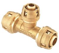 Cornat VRST660816 Raccord en t à sertir pour Tuyau 16 mm, Multicolore