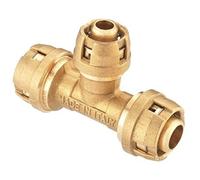 Cornat VRST660820 Raccord en t à sertir 20 mm, Multicolore