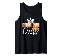 Corndog Fried Maïs Funny Foodie Food Lover Corn Dog Queen Débardeur