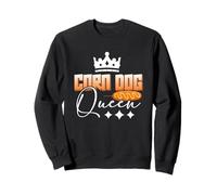 Corndog Fried Maïs Funny Foodie Food Lover Corn Dog Queen Sweatshirt