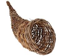 Corne d'abondance tissée 12 pouces, grand panier de récolte de Thanksgiving, corne d'abondance pour décoration Table et maison