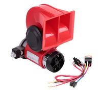 Corne d'air automatique | Fanfare du compresseur 130 dB | 12V 24V Super Loud Auto LufThipe électrique Hupe avec relais universels pour le camion automatique Boot Motorcycle Scooter ACCESSOIRES SIGNAL