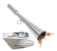 Corne de brume portable en acier inoxydable pour la sécurité | Corne à air de bateau très bruyante en acier inoxydable Cornes d'air de camping marine Bruit fort, Bateau peut klaxon pour bateau, alarme