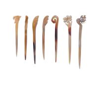 Corne de Bœuf Épingle à Cheveux 7 Pièces Vintage | Style Royal Classique et Élégant, Fixation Solide, Ne Se Déforme Pas, Présent pour Femmes et Filles Plusieurs styles