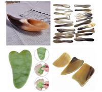 Corne De Buffle Naturelle, Outil De Massage Guasha, Acupuncture Spa Thérapie Gua Sha, Planche De Raclage, Soins De Santé, 1 Pièce