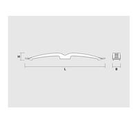 Corne de fixation NCC pour 16 câbles en nylon renforcé Force One - L. 222 mm - Boite de 100 - - 916NCC