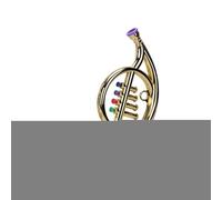Corne de Jouets, Trompette Jouet - Instrument de Musique à Corne - Trombone de Marche légers éducatif Fited à Jouer pour Les élèves débutants en Classe