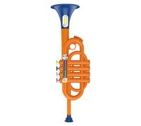 Corne de style laiton - Outil de bande symphonique miniature, accessoire de performance créatif | Support de scène d'orchestre de jeunesse, ornement esthétique de finition polie, construction légère