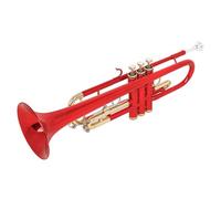 Corne de trompette professionnelle standard pour débutants avec étui de rangement pour étudiant, instrument de trompette en laiton pour débutant ou avancé