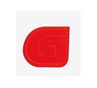 Corne demi ronde lot de 5 rouge