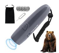Corne d'ours, dispositif de sécurité électrique 125 dB, pour animaux en plein air, outil de randonnée pour randonneurs, pêcheurs, propriétaires de chiens, camping, sentier, parc national