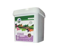TERRA NOSTRA - Engrais Corne et Sang - Seau 3Kg Miettes Coup de fouet - Produits Ecologiques - 100% Naturel - Utilisable en Agriculture Biologique - Fabriqué en France