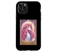 Corne Licorne avec crinière Rose Cheval Hobby Cheval Coque pour iPhone 11 Pro