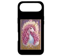 Corne Licorne avec crinière Rose Cheval Hobby Cheval Coque pour iPhone Air