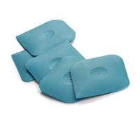 Corne Patisserie Professionnelle,5 Pièces Grattoir à Pâte en Plastique,Racloir à Pâte Souple pour Cuisine et Boulangerie, Multifonction grattoir à pâtisserie,Coupe Pâte et Spatule Antidérapante (bleu)
