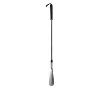 Corne pour chaussures avec manche long : design rétractable en acier
