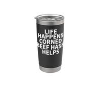 Corned Beef Hash Apparel - Design amusant pour les amateurs de haschisch Gobelet isotherme en acier inoxydable double paroi