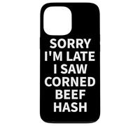 Corned Beef Hash Apparel - Design Fantaisie Amusant pour Les Amateurs de haschisch Coque pour iPhone 13 Pro Max