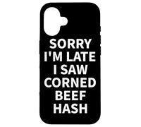 Corned Beef Hash Apparel - Design Fantaisie Amusant pour Les Amateurs de haschisch Coque pour iPhone 16