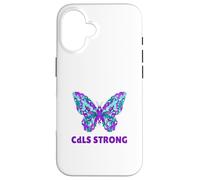 Cornelia De Lange Syndrome CdLS Ruban Violet Coque pour iPhone 16