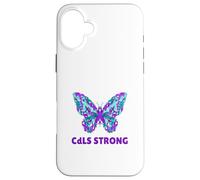 Cornelia De Lange Syndrome CdLS Ruban Violet Coque pour iPhone 16 Plus