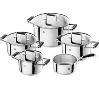 Cornelia Poletto By Batterie De Cuisine 5 Pièces En Acier Inox Induction, Argenté