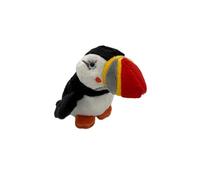 Cornelißen 1017124 Doudou macareux en forme d'oiseau Noir Hauteur 15 cm