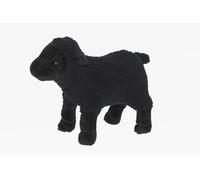 Cornelißen Peluche Mouton L 20 cm Noir Peluche en Laine Mouton Cadeau pour Enfant