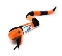 Cornelissen - Peluche - Serpent corail (orange noir) - 47 cm
