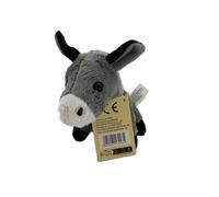 Cornelißen Porte-clés âne en Peluche H 14 cm, Gris, Cadeau pour Enfant