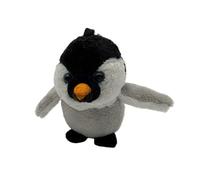 Cornelißen Porte-clés en Peluche Pingouin bébé, Gris, 10 cm, Cadeau pour Enfants