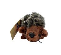 Cornelißen Porte-clés hérisson en Peluche Grise de 13 cm - Cadeau pour Enfant