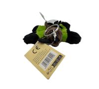 Cornelißen Porte-clés Papillon en Peluche Vert 12 cm, Jouet Insecte en Peluche, Cadeau pour Enfants