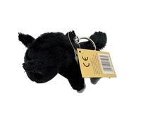 Cornelißen Porte-clés Peluche Cheval 3 en 1, Noir, 14 cm, Cadeau pour Enfants