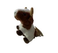 Cornelißen Vache, 13 cm de Haut, Porte-clés en Peluche, Peluche Marron, Cadeau pour Enfant