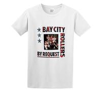 Cornelius Bay City Rollers Mens Short Sleeve White S