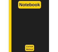Cornell Notebook: 8.5 x 11 in | 110 Pages for Structured Notes | Perfect for Work & University | With Customizable Index