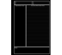 Cornell Notebook: A4 Cornell Note-Taking System Paper for High School, College, University Students 110 pages