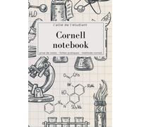 Cornell Notebook - Carnet de prise de notes - Cahier de fiches pratiques - A5 avec papier épais de qualité supérieur - Carnet Méthode Cornell - Ideal pour étudiant ou professeur