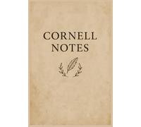 Cornell Notebook: Cornell Notes Notebook for Students, Lecture Notes & Study Organizer