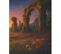 Cornell Notebook - Sunset Ruins: Turn your thoughts into knowledge, one note at a time